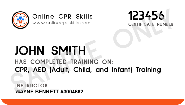 CPR Certificate - Online CPR Skills Training and Certification